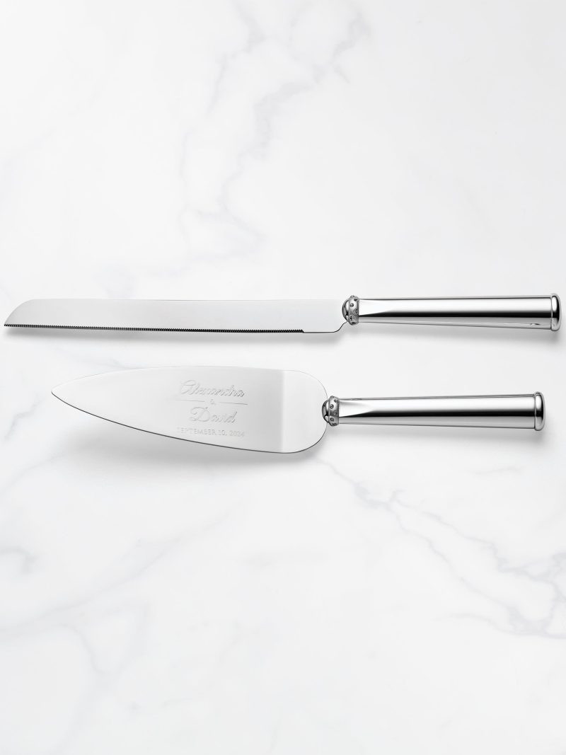 Personalized Devotion 2-Piece Cake Knife & Server Set
